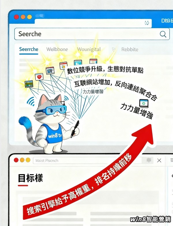 「大互聯」的直接價值體現在「大曝光」與「搶排名」的雙重突破。(點我放大圖檔)